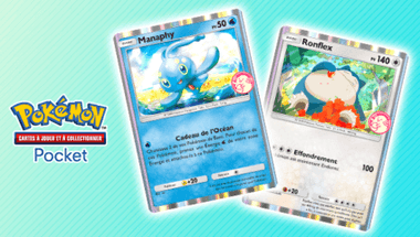 Manaphy & Ronflex dans Le JCC Pokémon Pocket – Un Nouvel Evénement Wonder Pick Arrive !